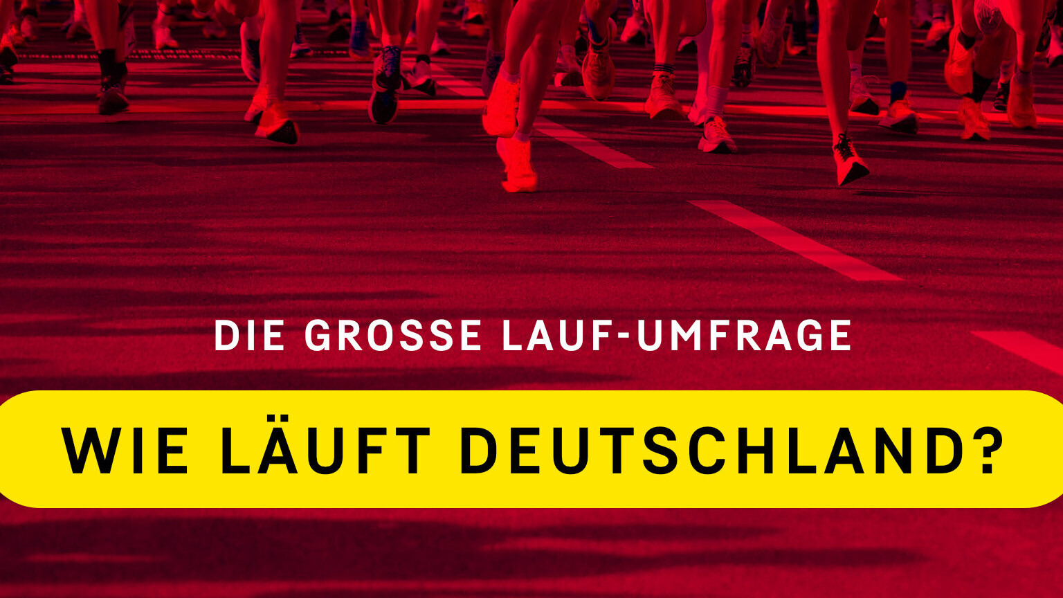 Wie läuft Deutschland? Jetzt bei der großen Lauf-Umfrage mitmachen!