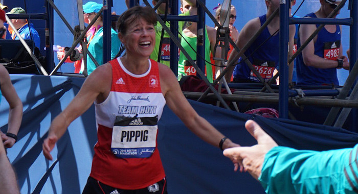 Uta Pippig Finishte Uberraschend Den Boston Marathon Leichtathletik De