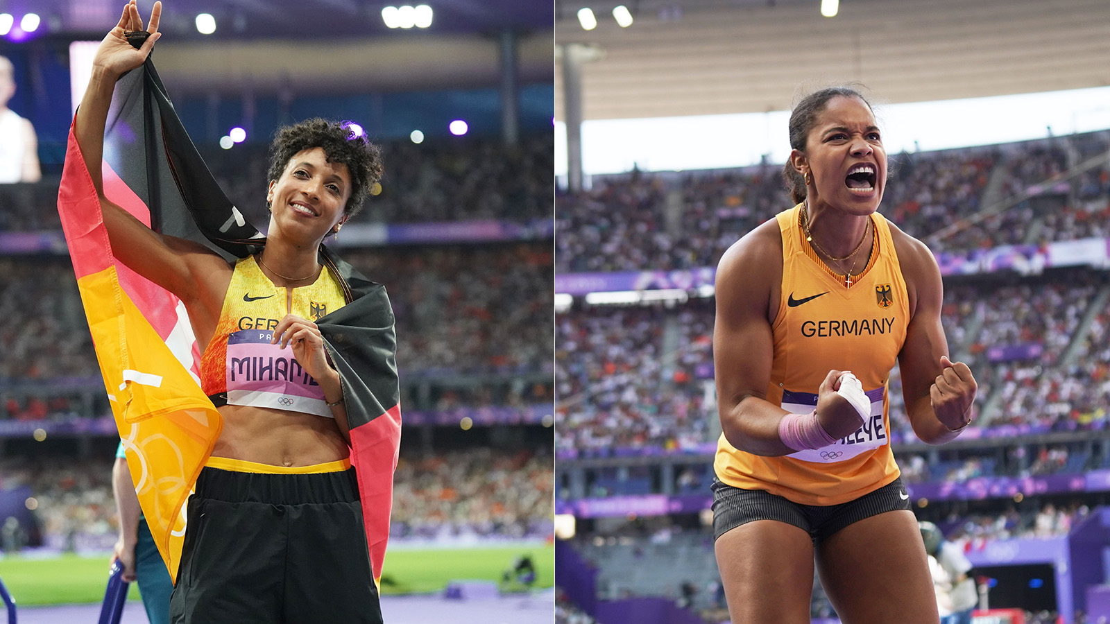 Malaika Mihambo und Yemisi Ogunleye für Wahl zu "Europas Leichtathletin des Jahres" nominiert