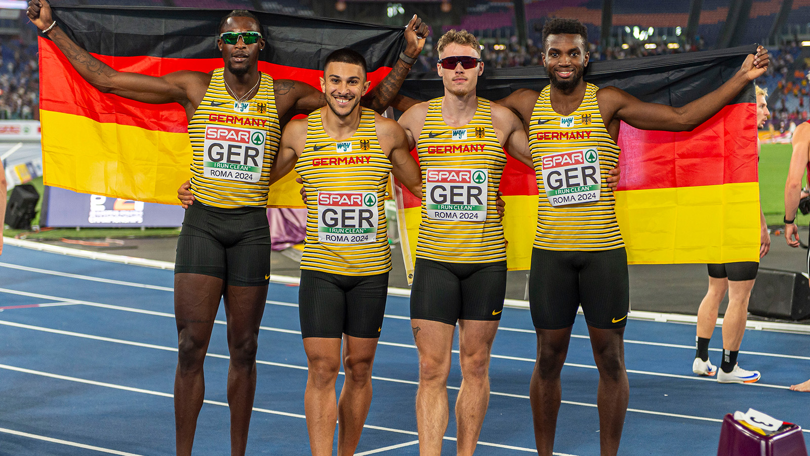 EM Tag 6 | Deutsche 4x100-Meter-Staffel sprintet auf den Bronzerang